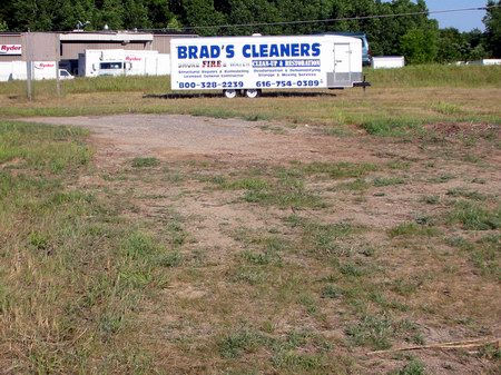 Greenville Drive-In Theatre - Driveway - Photo From Water Winter Wonderland (newer photo)